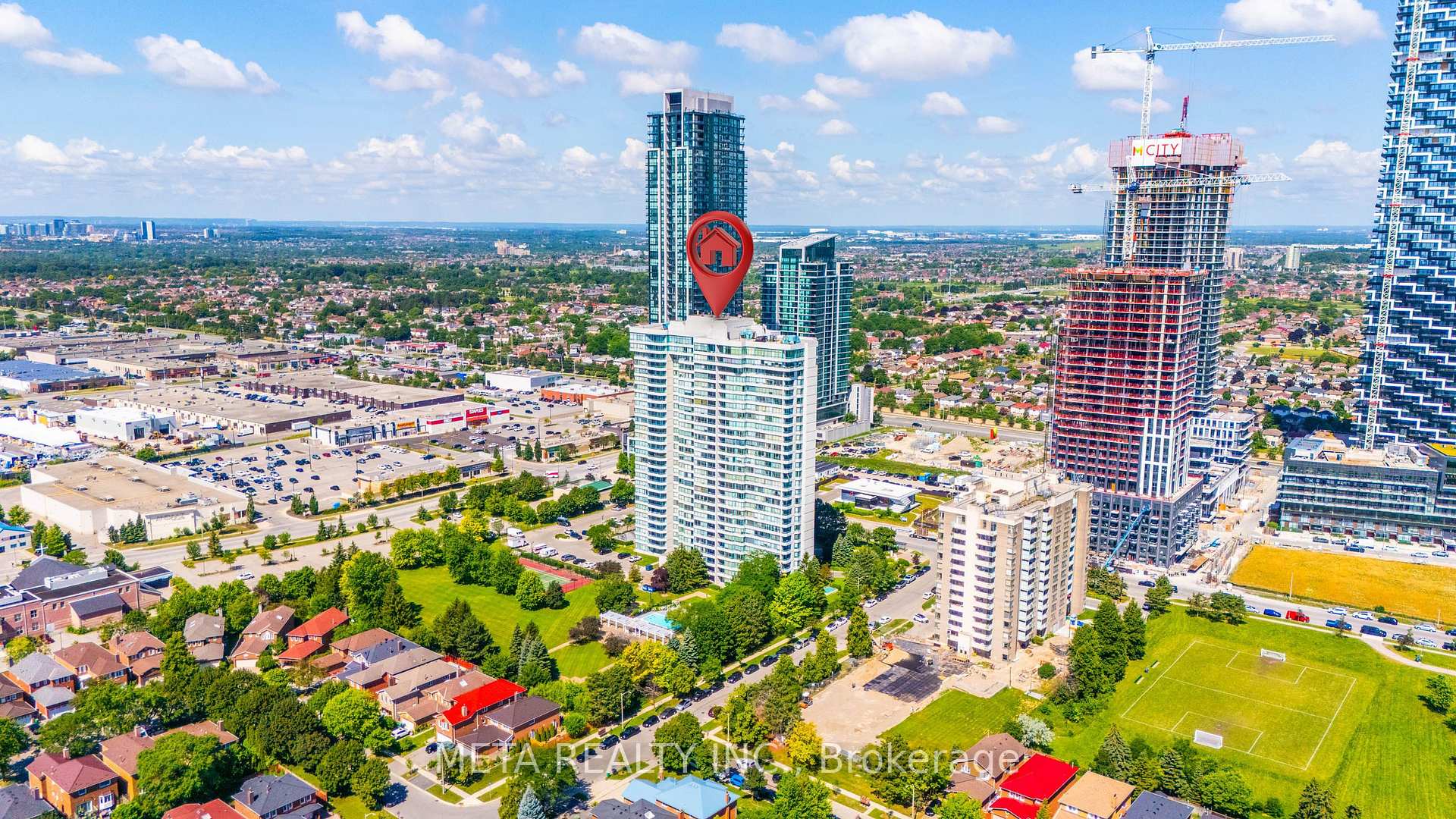 Photo 3 of Unit 2010, 550 Webb Drive, Mississauga, City Centre — HOMEH