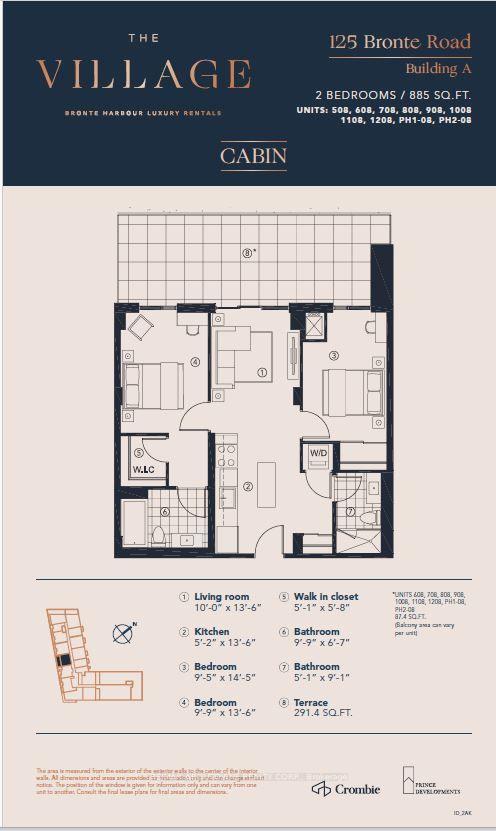 Photo 10 of Unit A0808, 125 Bronte Road, Oakville, Bronte — HOMEH