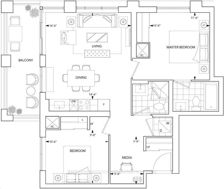 Photo 6 of Unit 2623, 9 Mabelle Avenue, Etobicoke, Islington-City Centre West — HOMEH