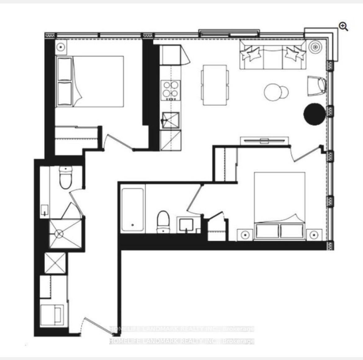 Photo 2 of Unit 1610, 319 Jarvis Street, Toronto, Moss Park — HOMEH