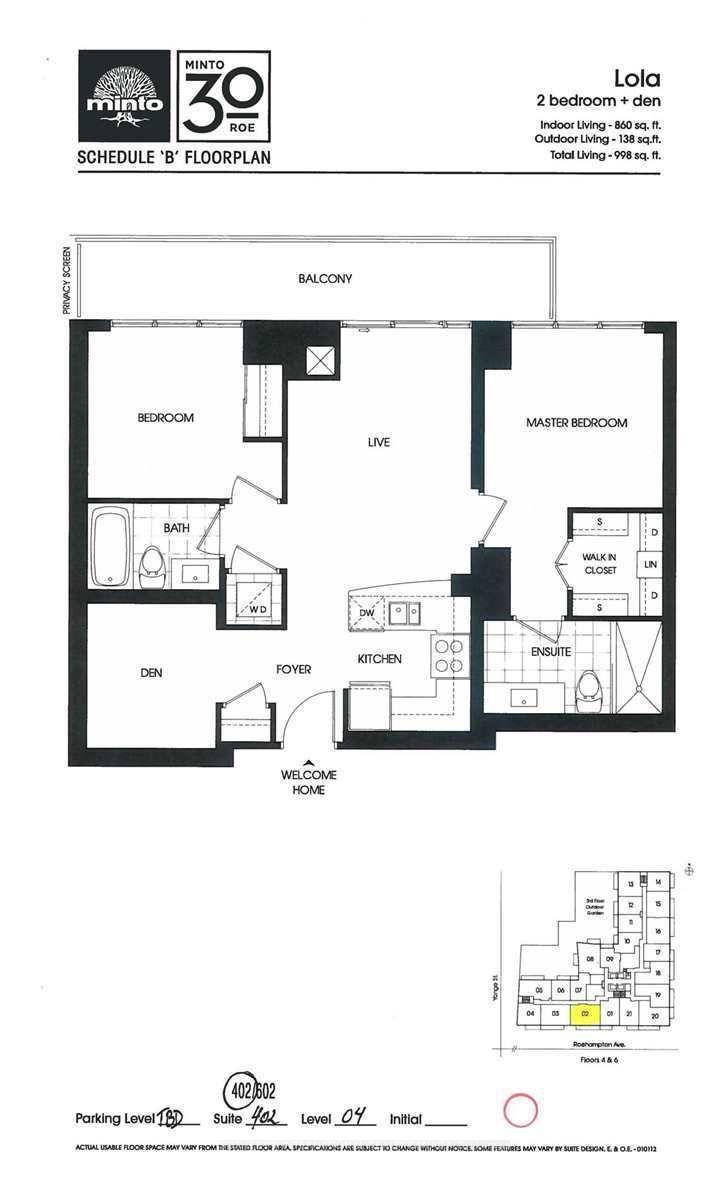 Photo 11 of Unit 402, 30 Roehampton Avenue W, Toronto, Mount Pleasant West — HOMEH