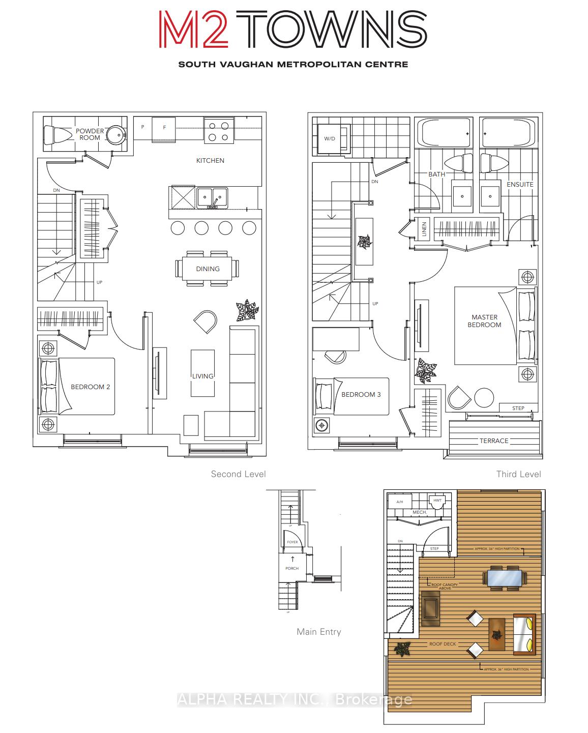 Photo 3 of Unit TH162, 151 Honey Crisp Crescent, Vaughan, Vaughan Corporate Centre — HOMEH