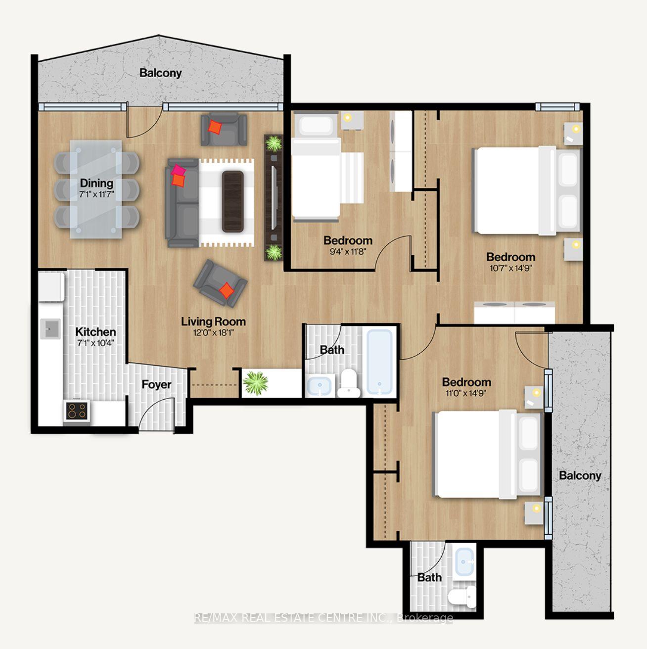 Photo 2 of Unit 711, 100 Graydon Hall Drive, North York, Parkwoods-Donalda — HOMEH
