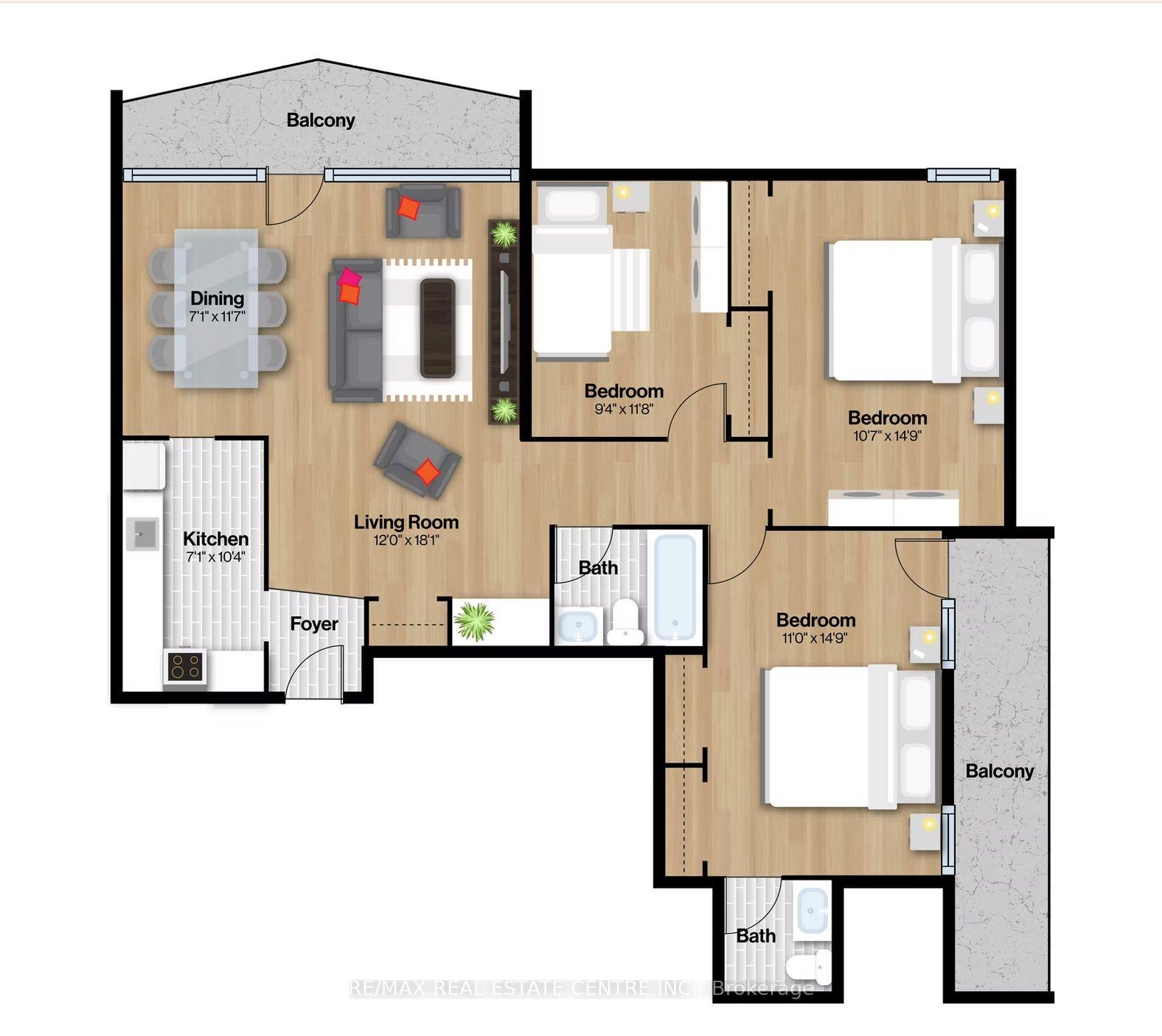 Photo 2 of Unit 1502, 150 Graydon Hall Drive, North York, Parkwoods-Donalda — HOMEH