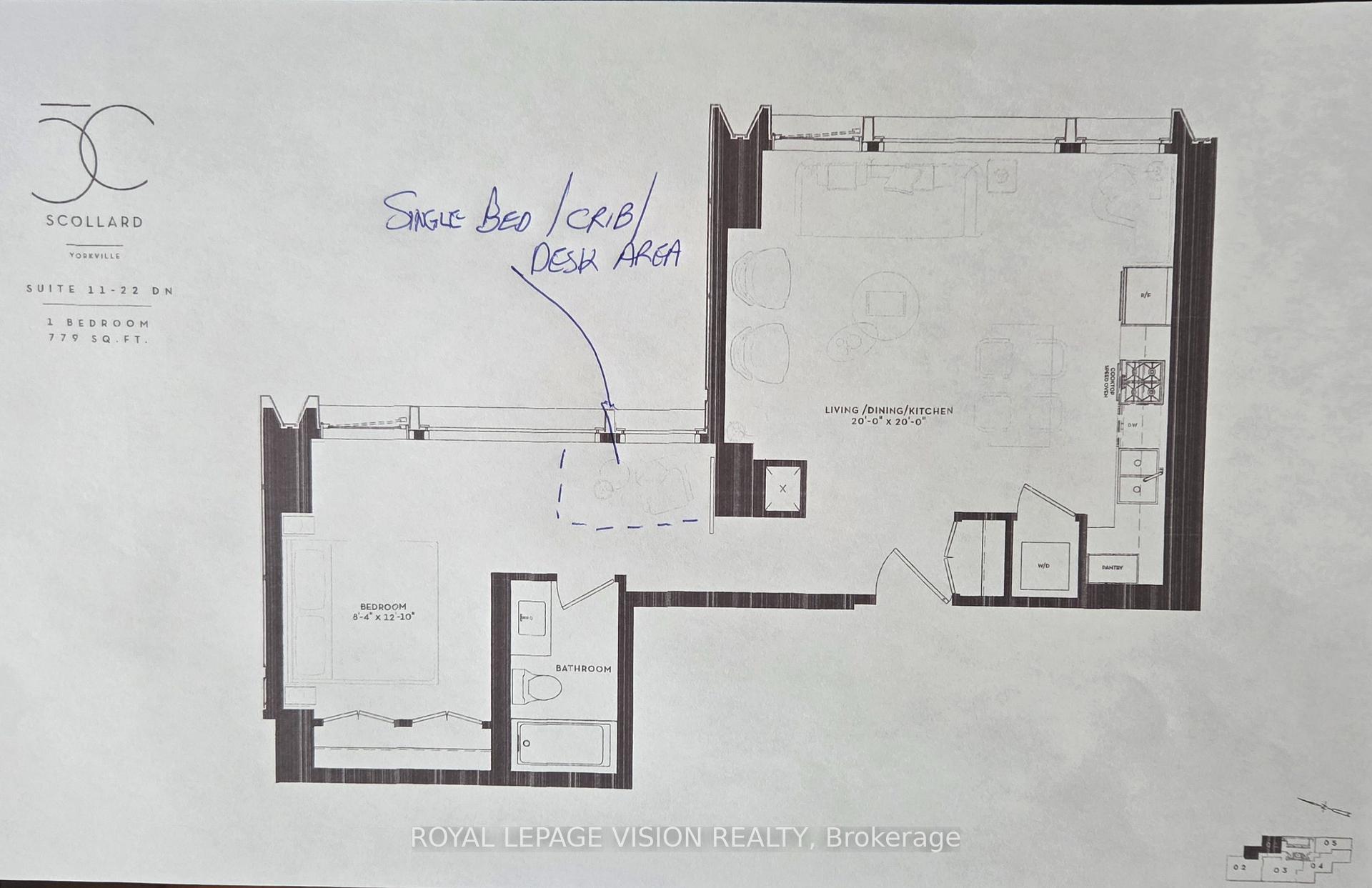 Front of Unit 1501, 1315 Bay Street