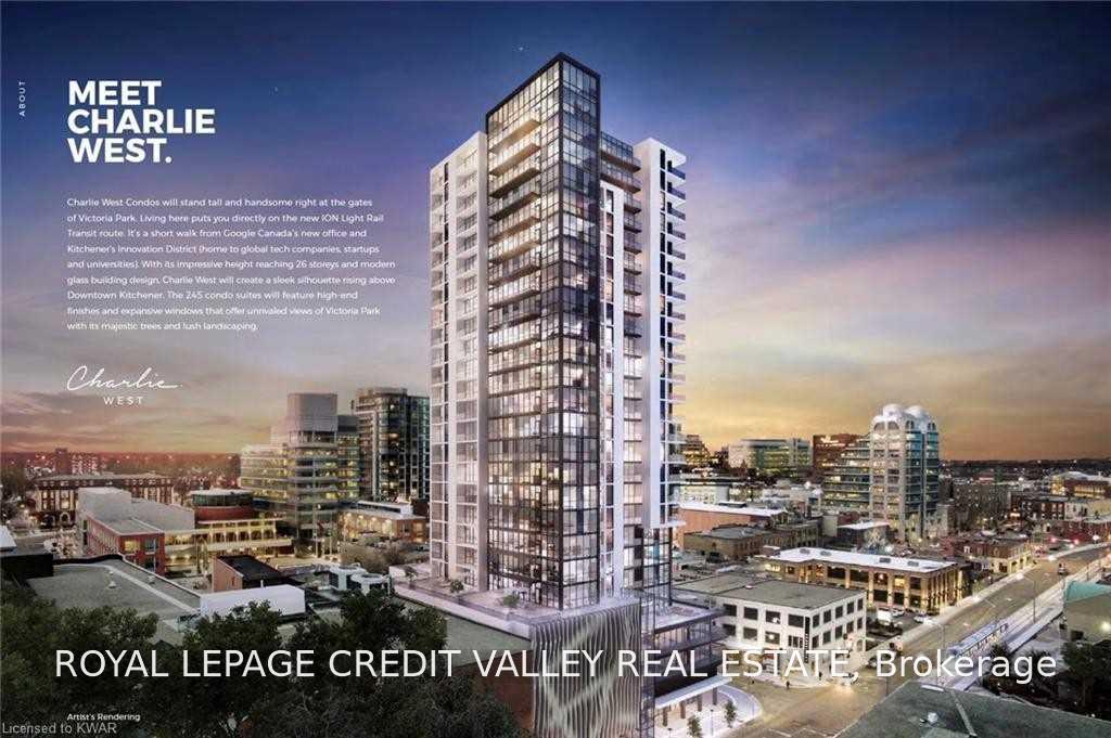 Front of Unit 1704, 60 Charles Street W