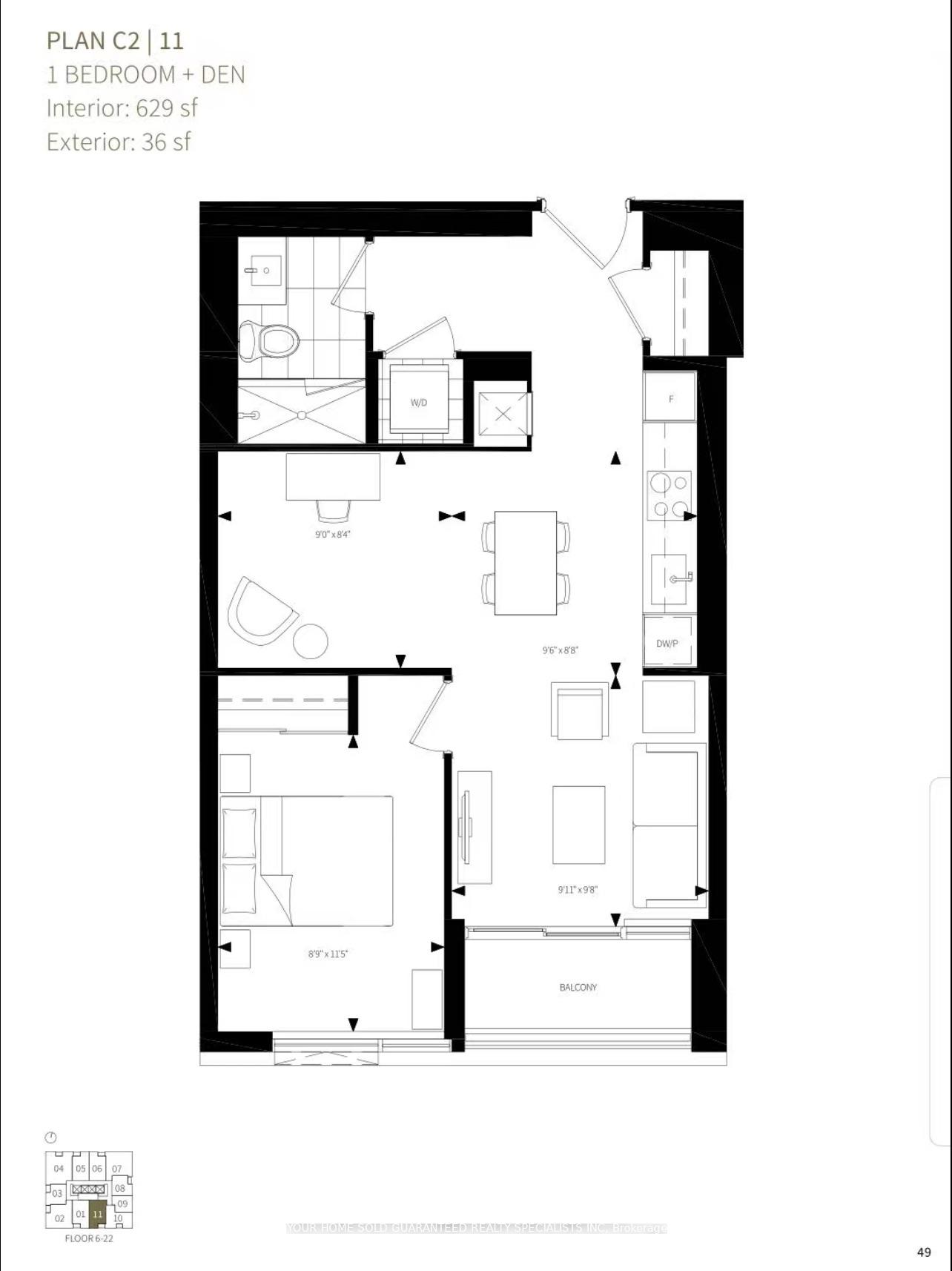 Photo 10 of Unit 1011, 609 Sherbourne Street, Toronto, North St. James Town — HOMEH