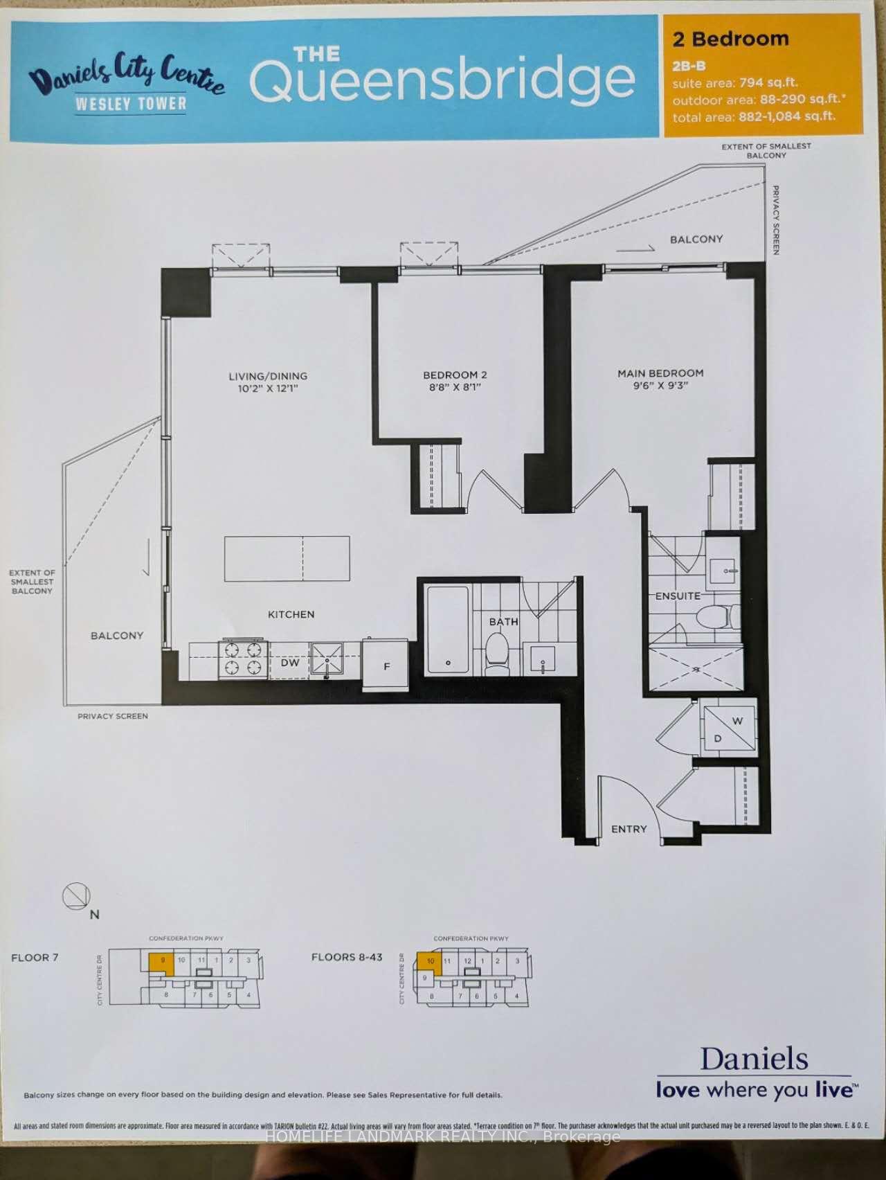 Photo 2 of Unit 1810, 4065 Confederation Parkway, Mississauga, City Centre — HOMEH
