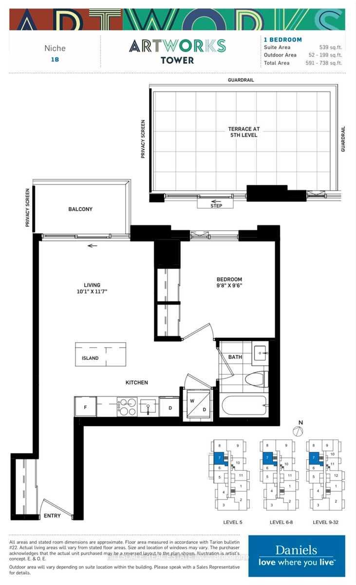 Photo 1 of Unit 607, 130 River Street, Toronto, Regent Park — HOMEH
