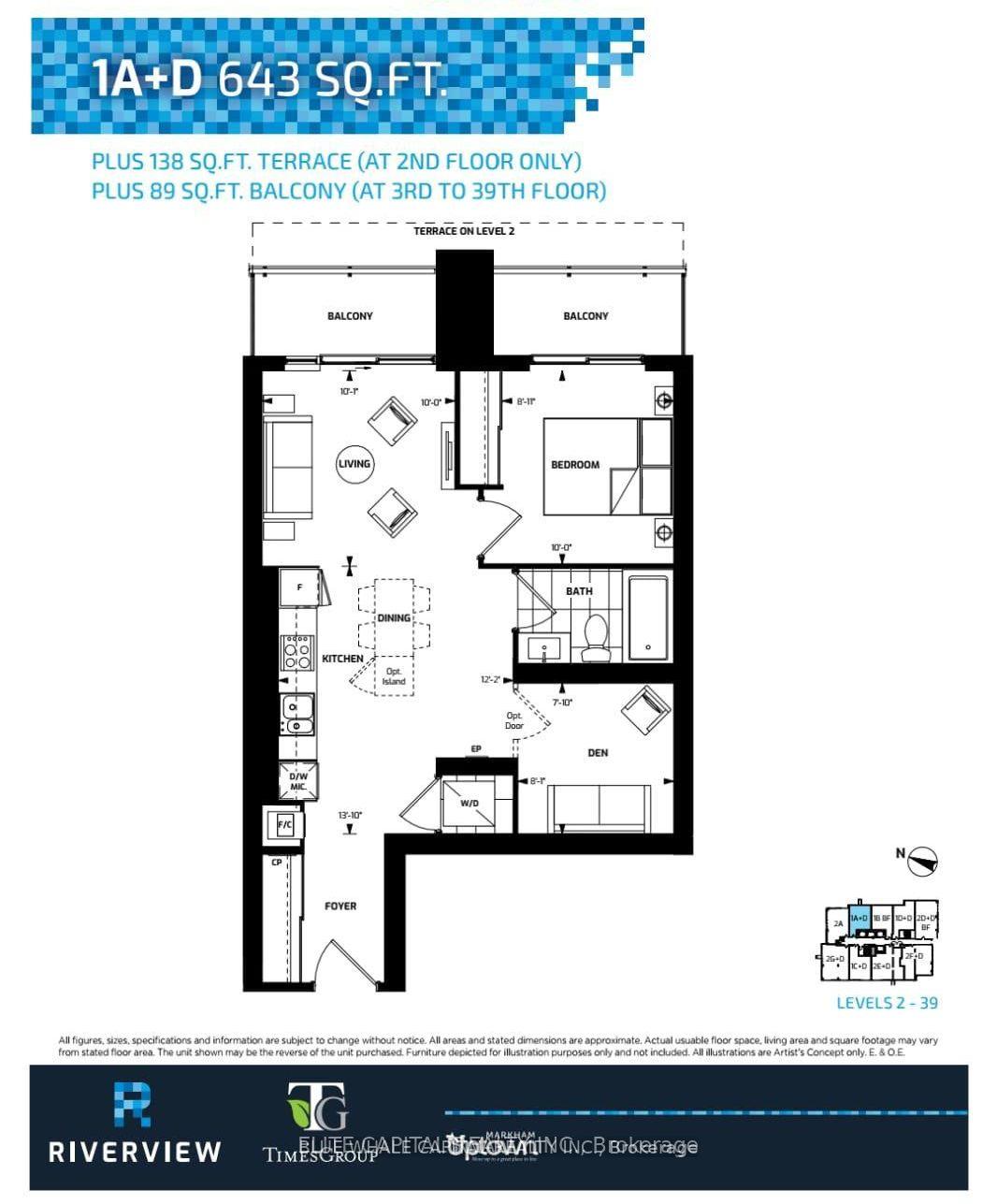Photo 8 of Unit 710, 18 Water Walk Drive, Markham, Unionville — HOMEH