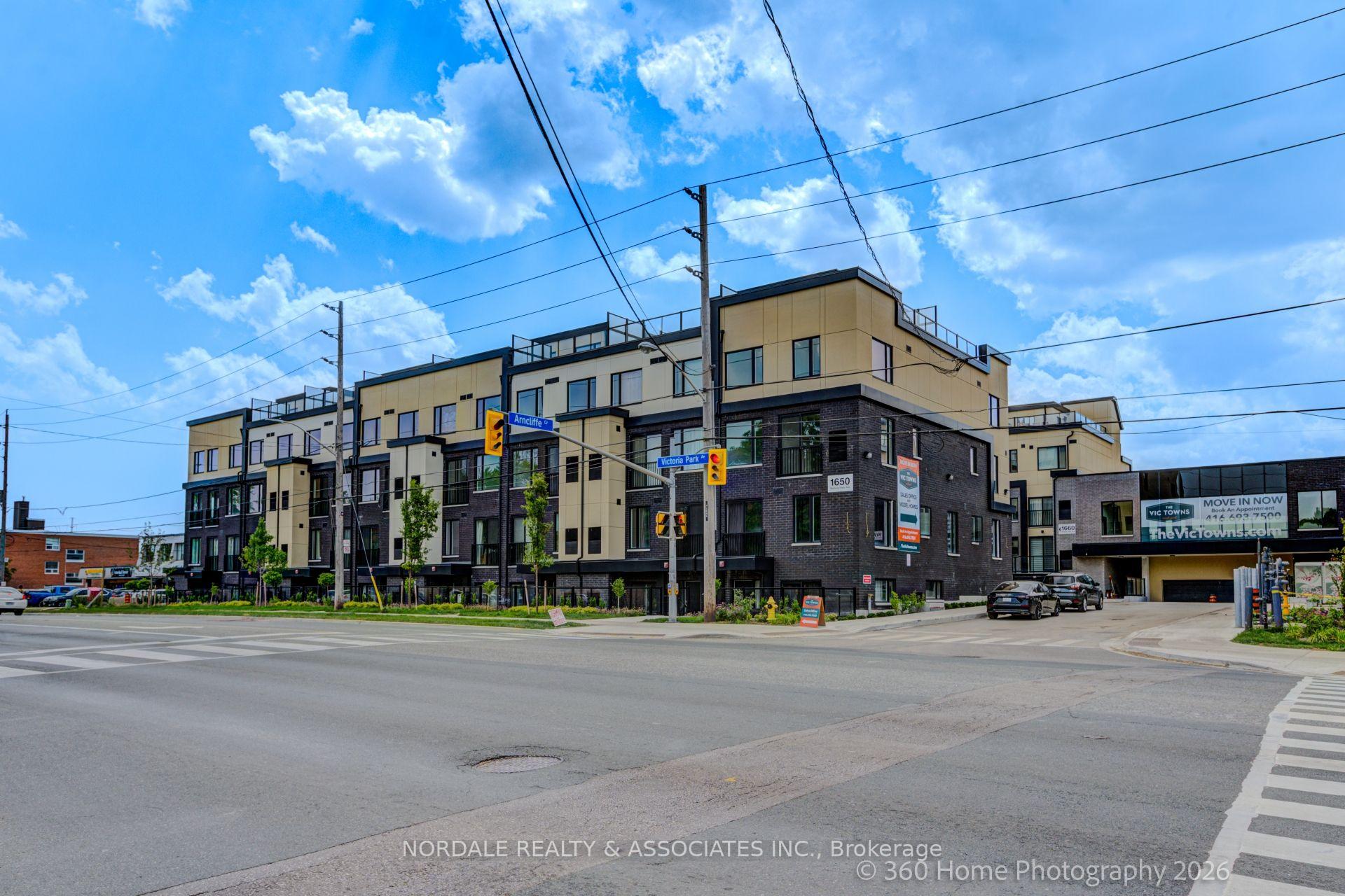 Front of Unit A109, 1650 Victoria Park Avenue