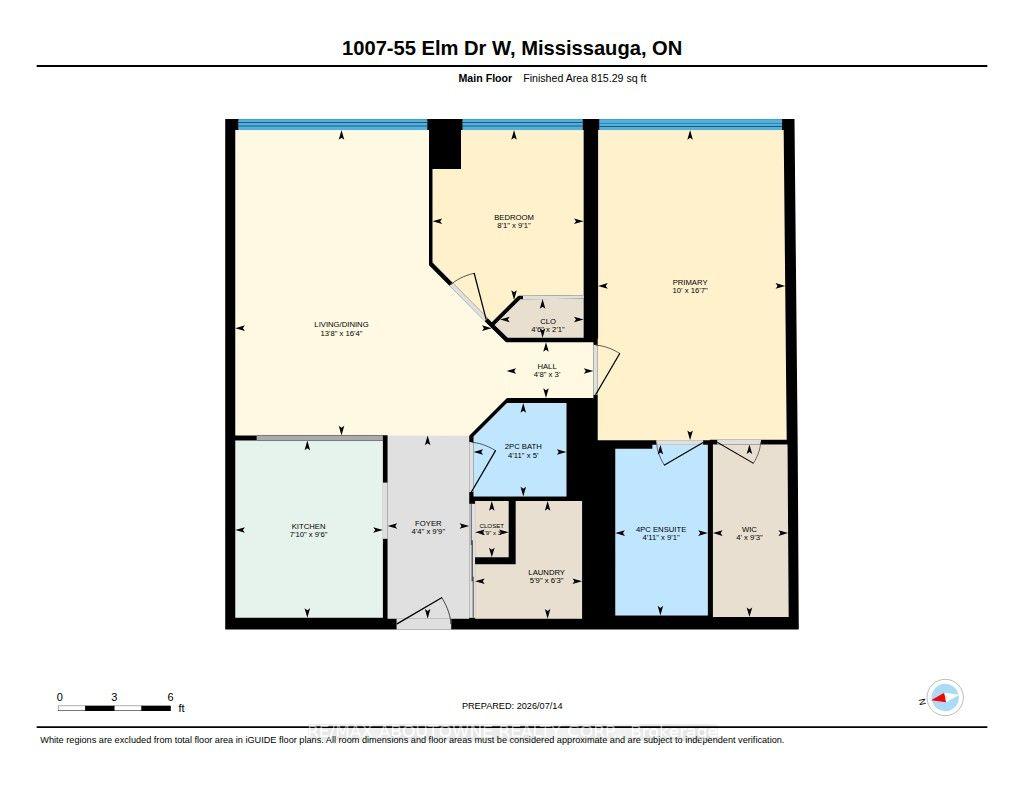 Photo 38 of Unit 1007, 55 Elm Drive W, Mississauga, City Centre — HOMEH