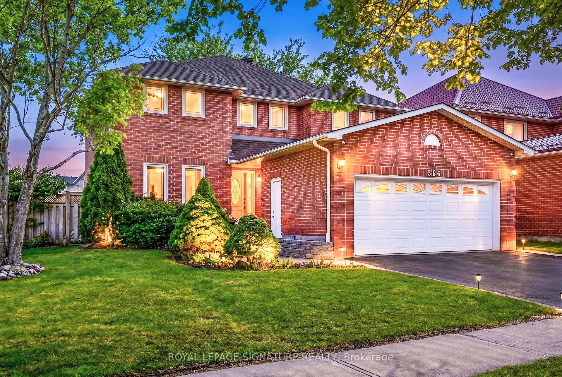 Front of 566 Huntington Ridge Drive