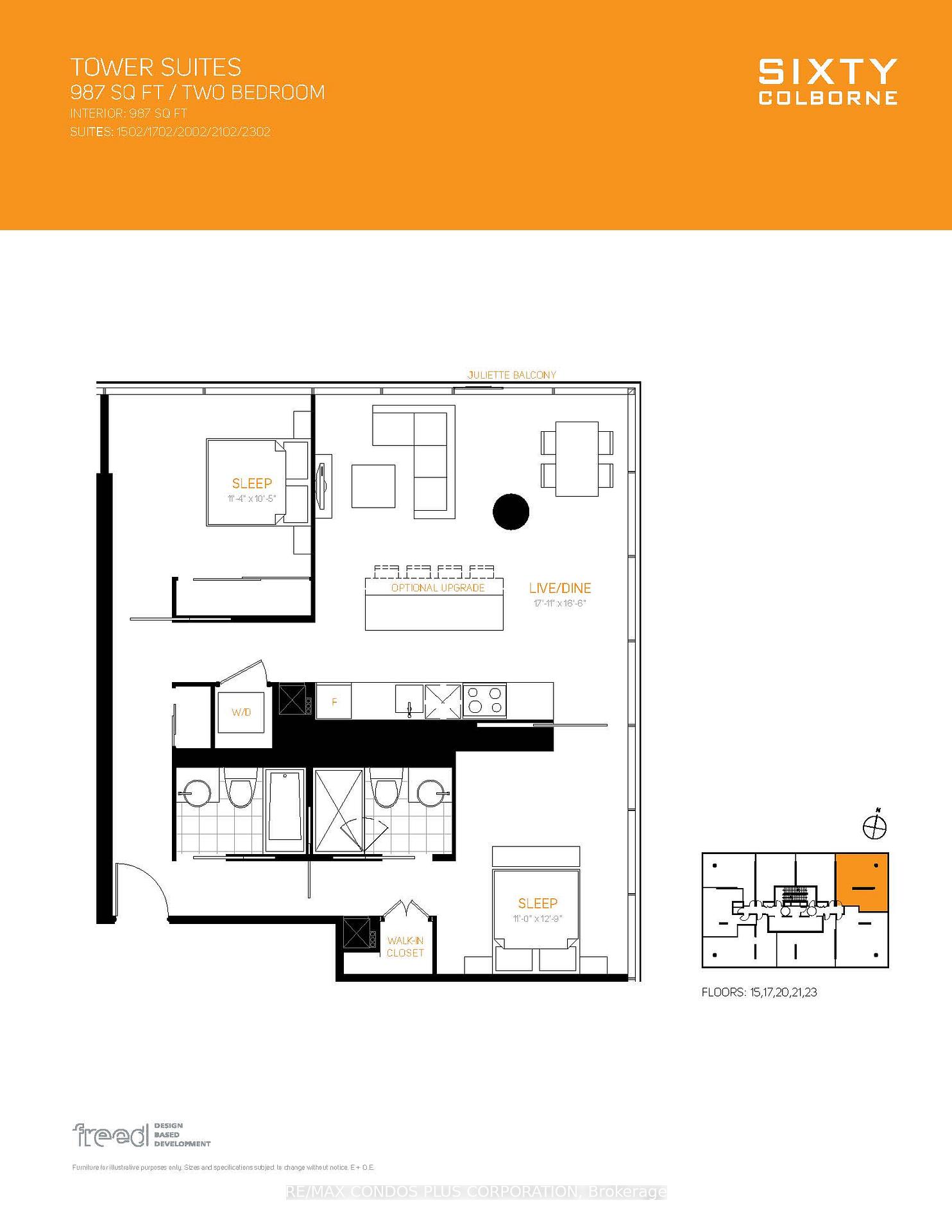 Photo 14 of Unit 2102, 60 Colborne Street, Toronto, Church-Yonge Corridor — HOMEH