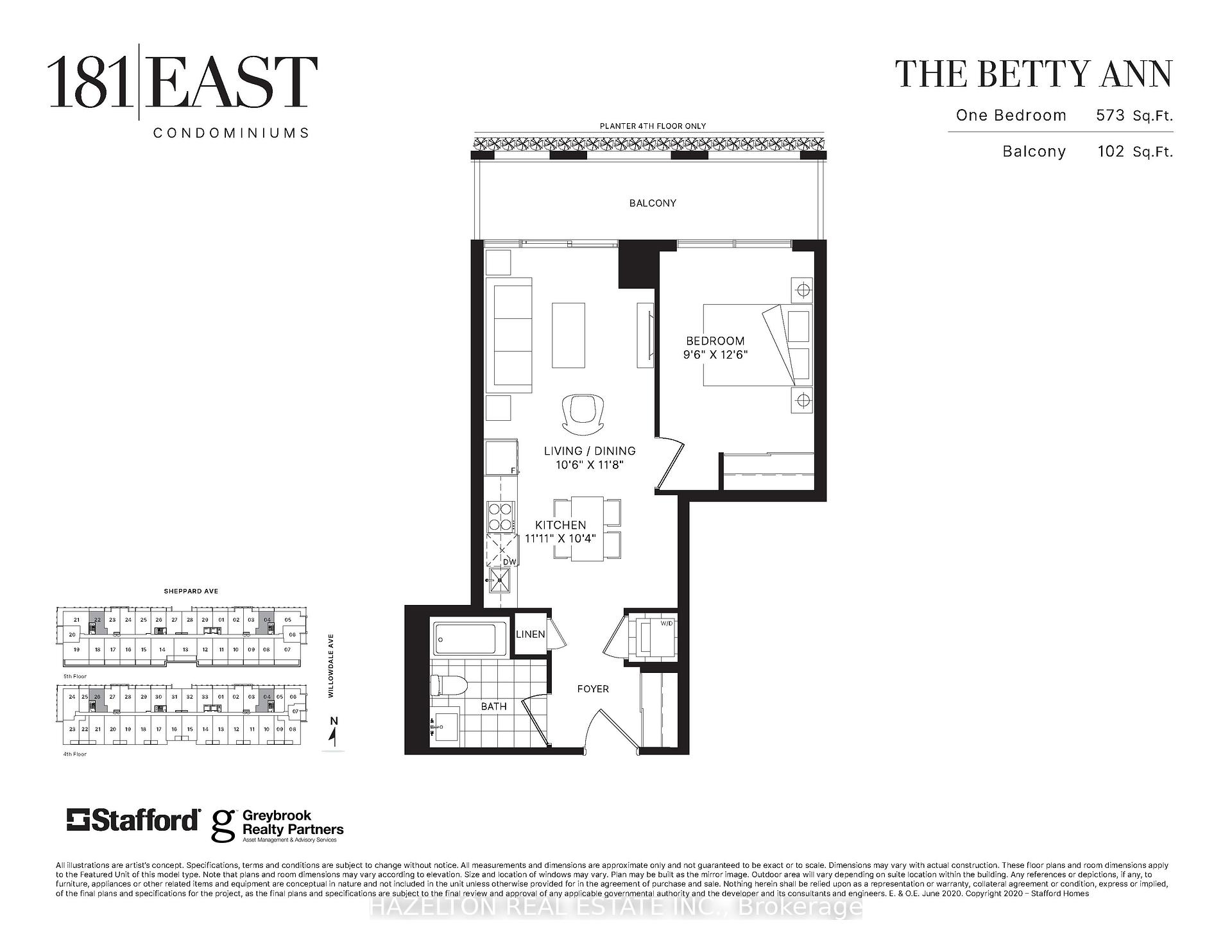 Photo 2 of Unit 504, 181 Sheppard Avenue E, North York, Willowdale East — HOMEH