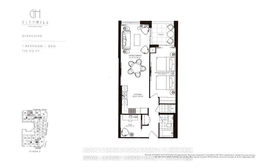 Front of Unit 206, 505 Glencairn Avenue