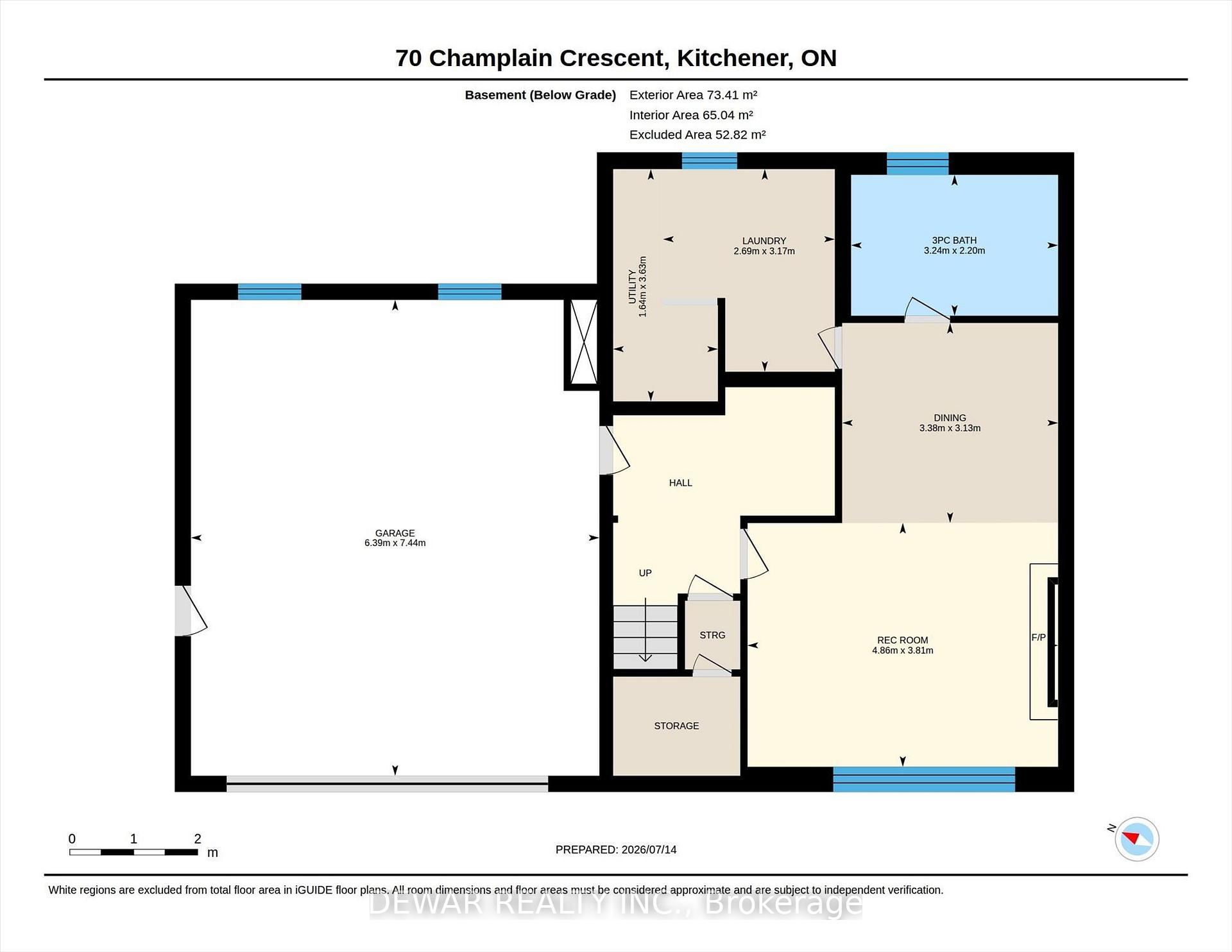 Photo 50 of 70 Champlain Crescent, Kitchener, Grand River North — HOMEH