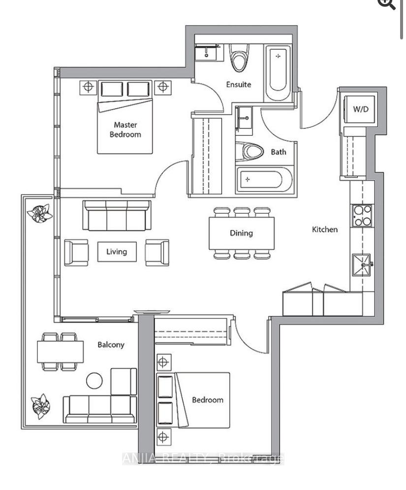 Photo 8 of Unit 2106, 95 McMahon Drive, North York, Bayview Village — HOMEH