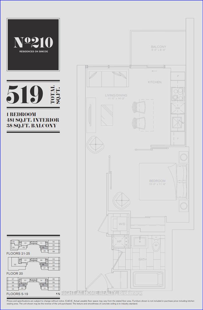 Photo 10 of Unit 802, 210 Simcoe Street, Toronto, Kensington-Chinatown — HOMEH