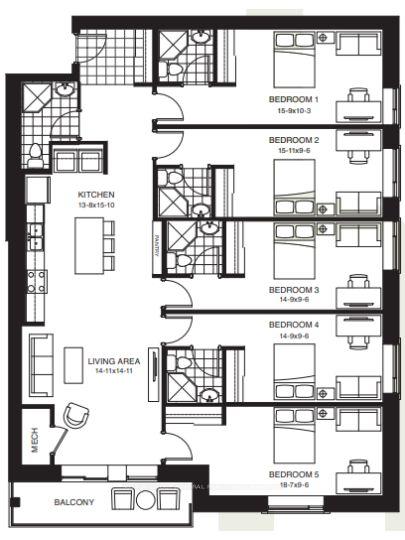Photo 21 of Unit 506, 8 Hickory Street W, Waterloo, Downtown Waterloo — HOMEH