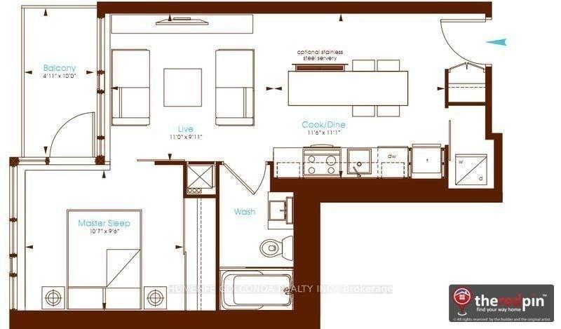 Photo 1 of Unit 511, 8 Charlotte Street, Toronto, Waterfront Communities — HOMEH