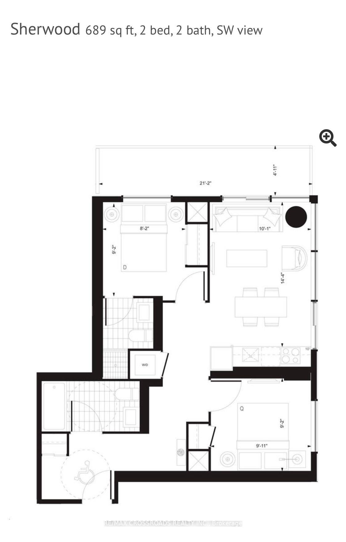 Photo 2 of Unit 905, 39 Roehampton Avenue, Toronto, Mount Pleasant West — HOMEH