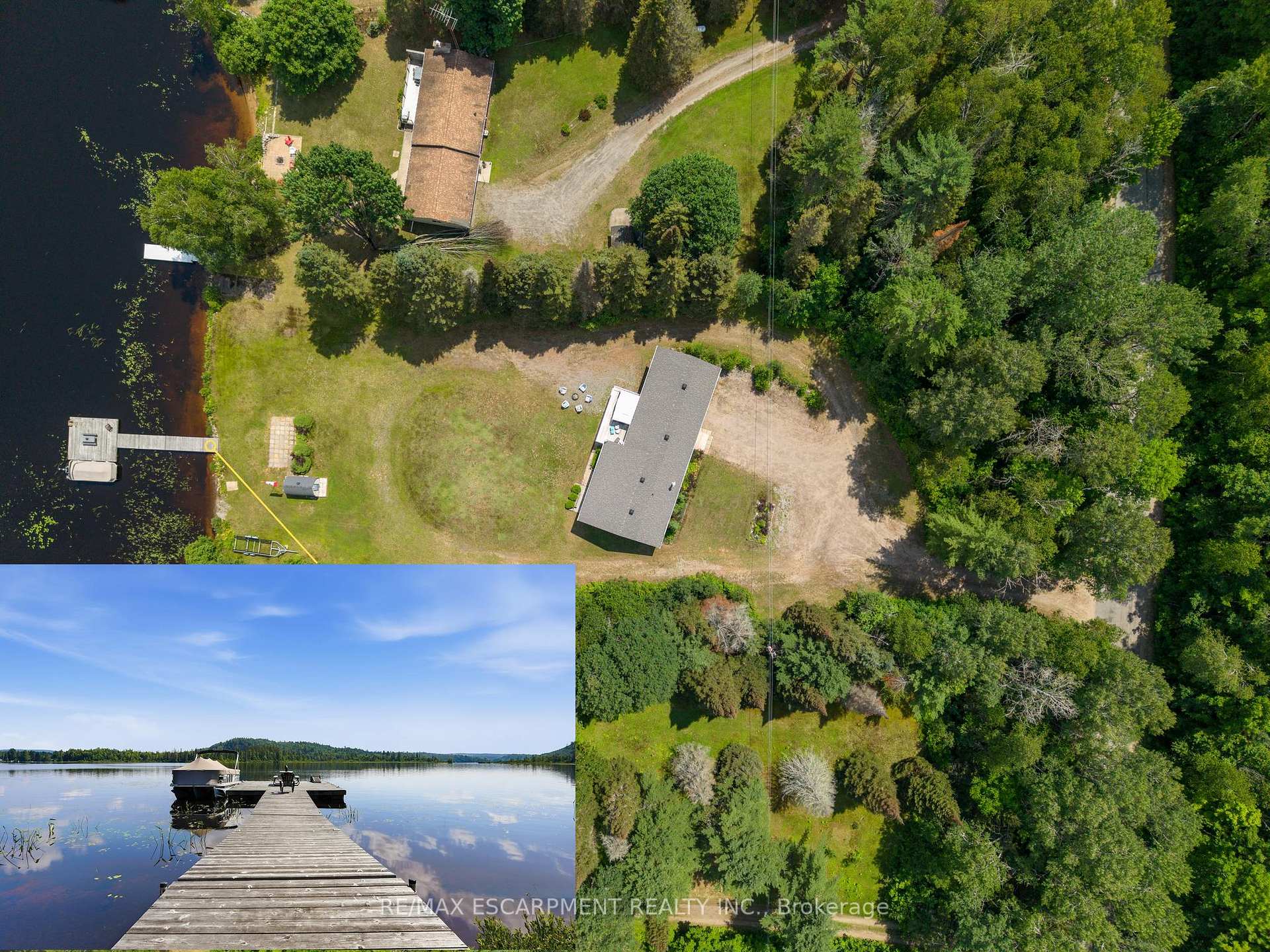 Front of 1609 North Baptiste Lake Road