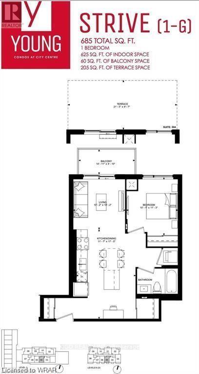Photo 3 of Unit 1705, 55 Duke Street W, Kitchener, City Commercial Core — HOMEH