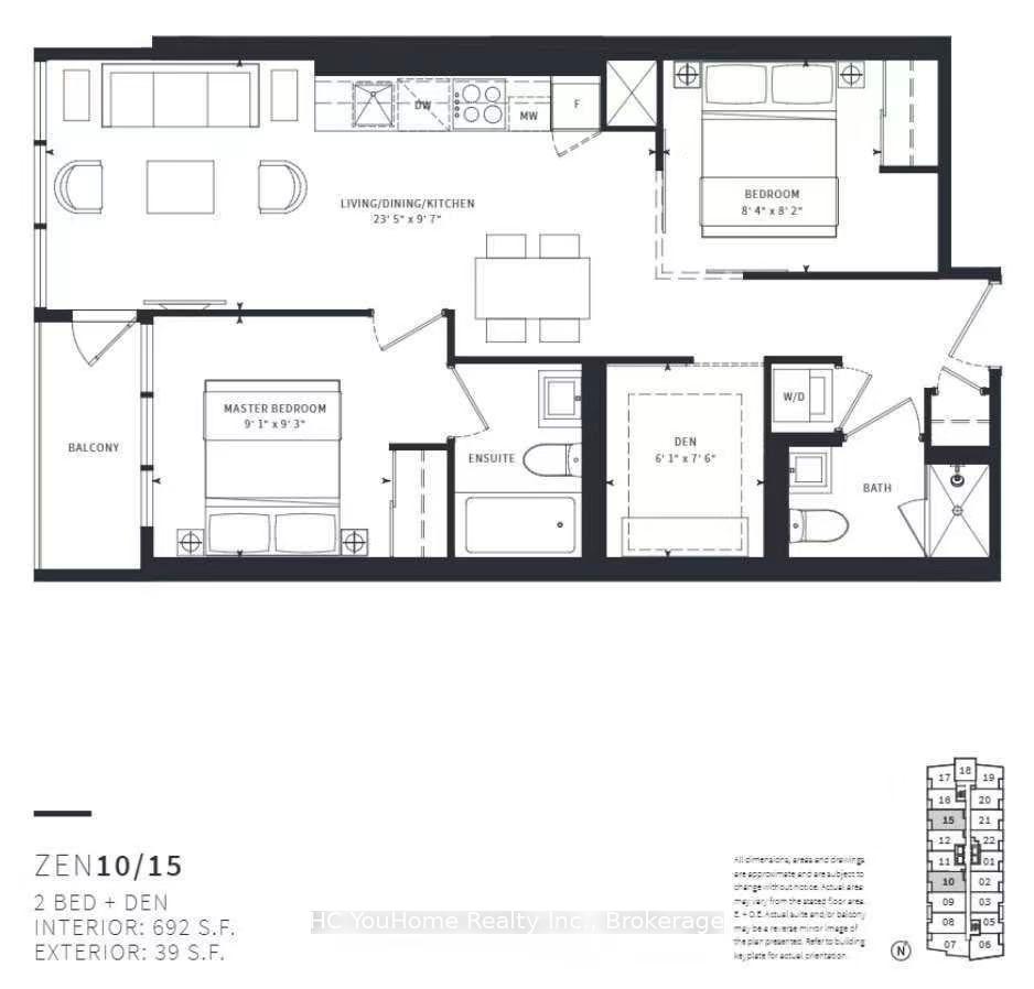 Photo 19 of Unit 2915, 19 Western Battery Road, Toronto, Niagara — HOMEH