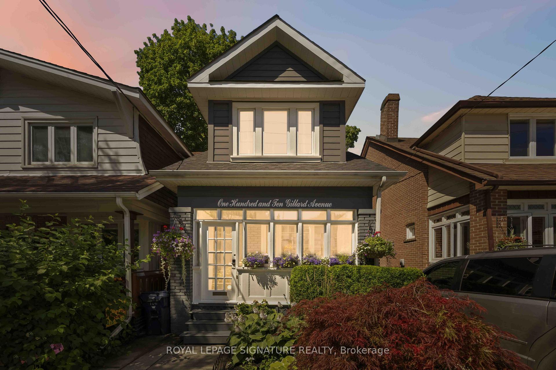Photo 1 of 110 Gillard Avenue, Toronto, Greenwood-Coxwell — HOMEH