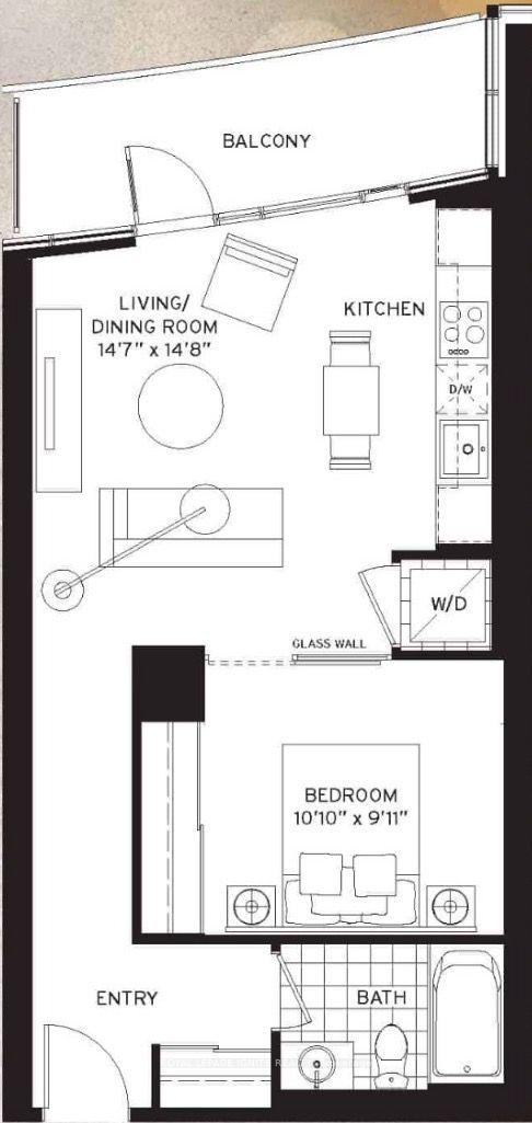 Photo 18 of Unit 2905, 21 Widmer Street, Toronto, Waterfront Communities — HOMEH