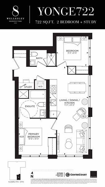 Photo 8 of Unit 1612, 8 Wellesley Street W, Toronto, Bay Street Corridor — HOMEH