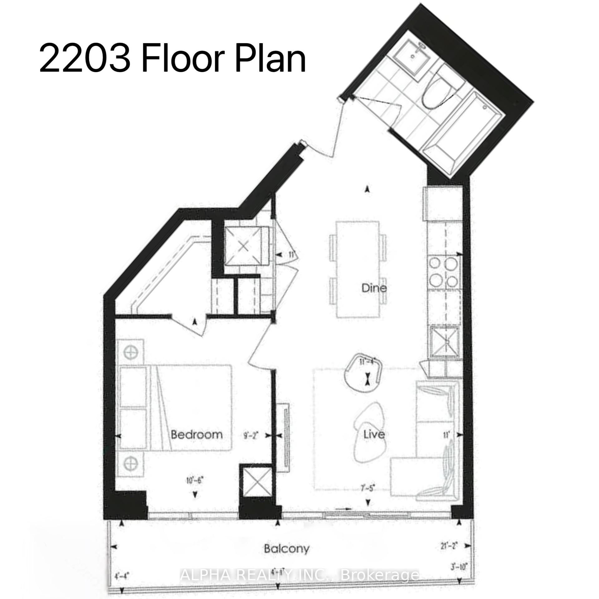 Photo 11 of Unit 2203, 77 Mutual Street, Toronto, Church-Yonge Corridor — HOMEH