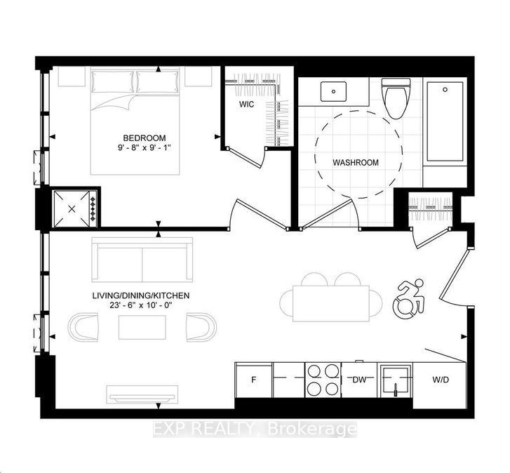 Photo 1 of Unit 1619, 400 King Street W, Toronto, Waterfront Communities — HOMEH