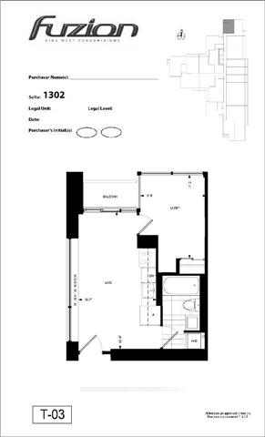 Front of Unit 1302, 20 Joe Shuster Way