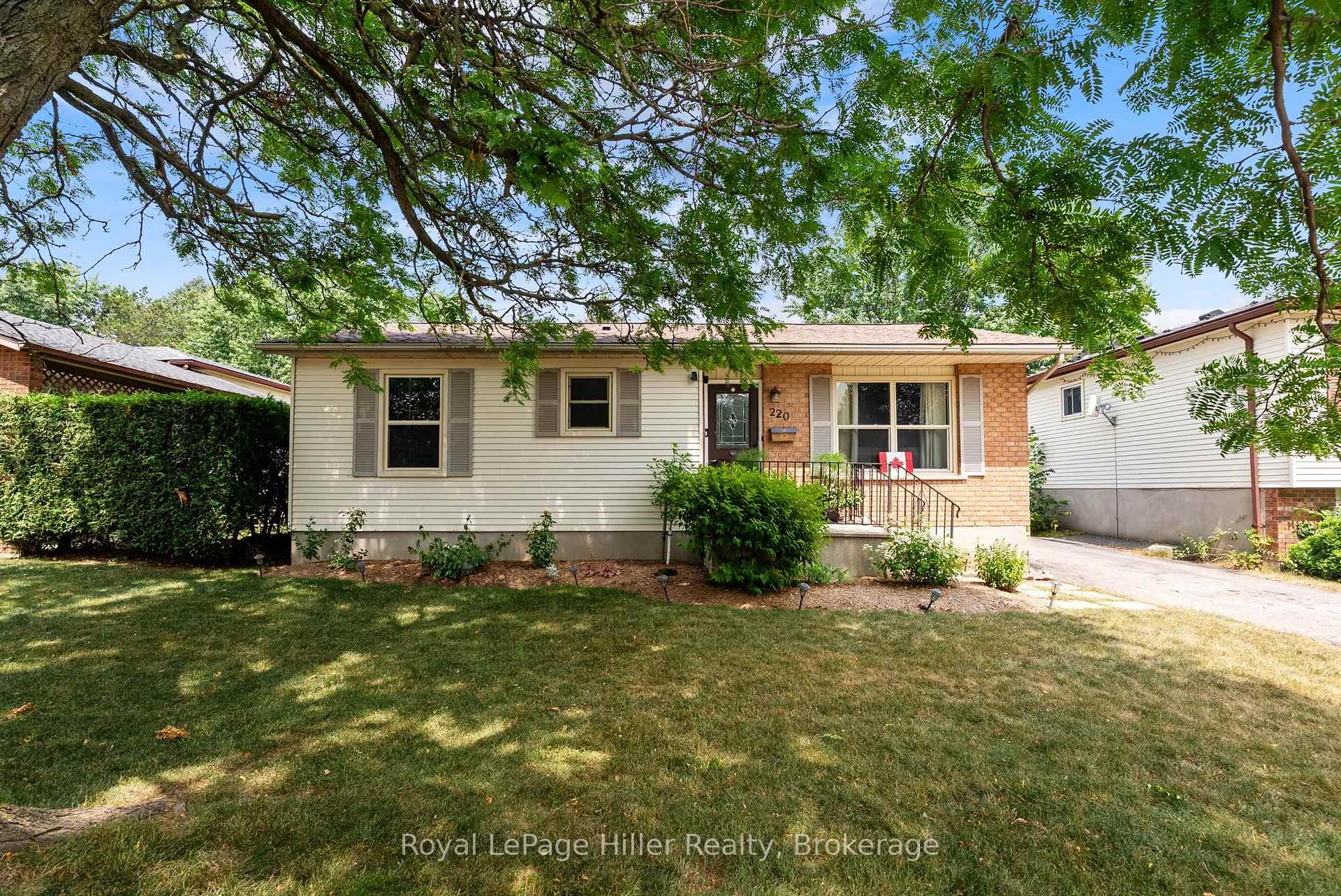 Front of 220 Greenwood Drive