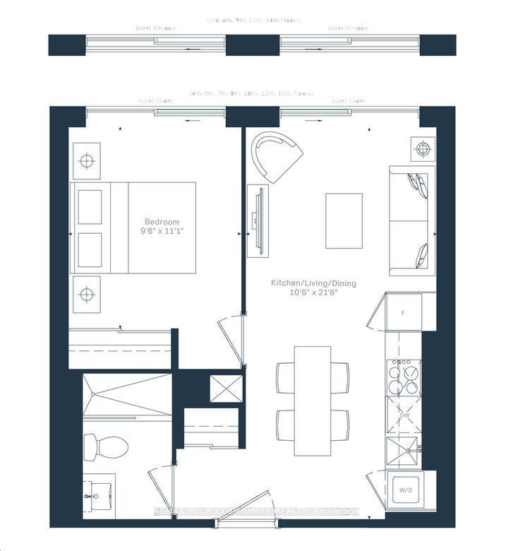 Photo 10 of Unit 809, 181 Sterling Road, Toronto, Dufferin Grove — HOMEH