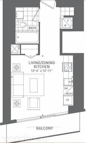 Photo 4 of Unit 2408, 100 Harbour Street, Toronto, Waterfront Communities — HOMEH