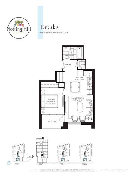 Front of Unit 809, 4010 Eglinton Avenue W