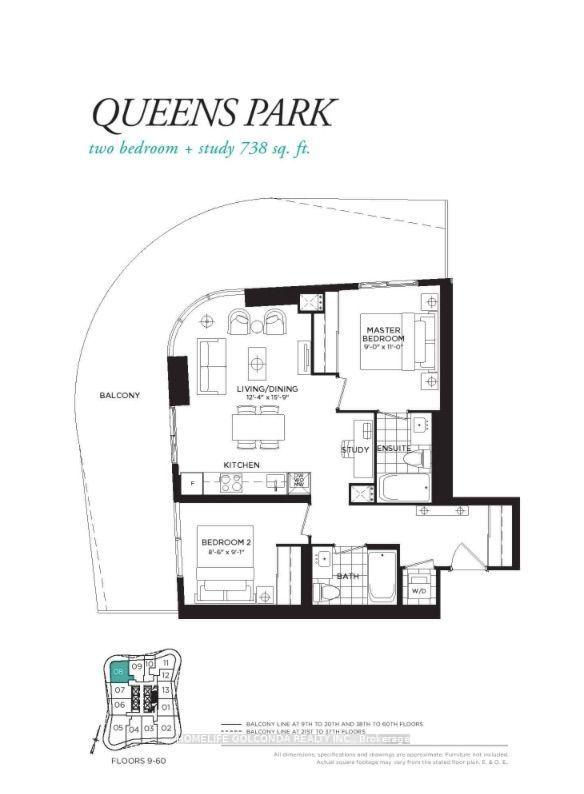 Photo 3 of Unit 2408, 11 Wellesley Street W, Toronto, Bay Street Corridor — HOMEH