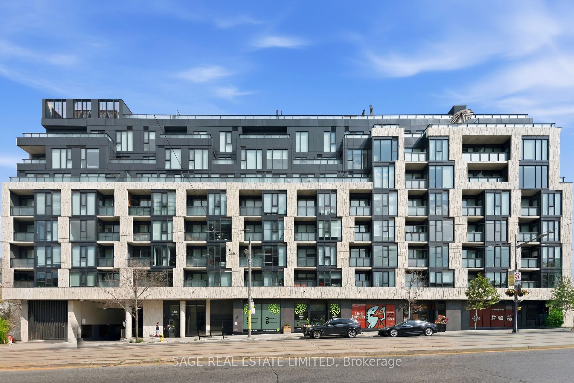 Front of Unit 704, 840 St Clair Avenue W