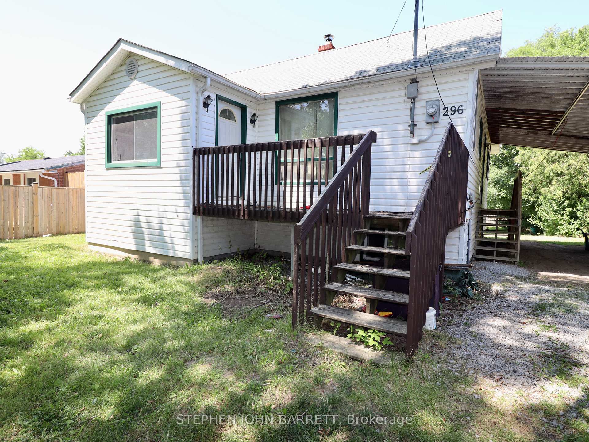 Front of 296 Annshiela Drive