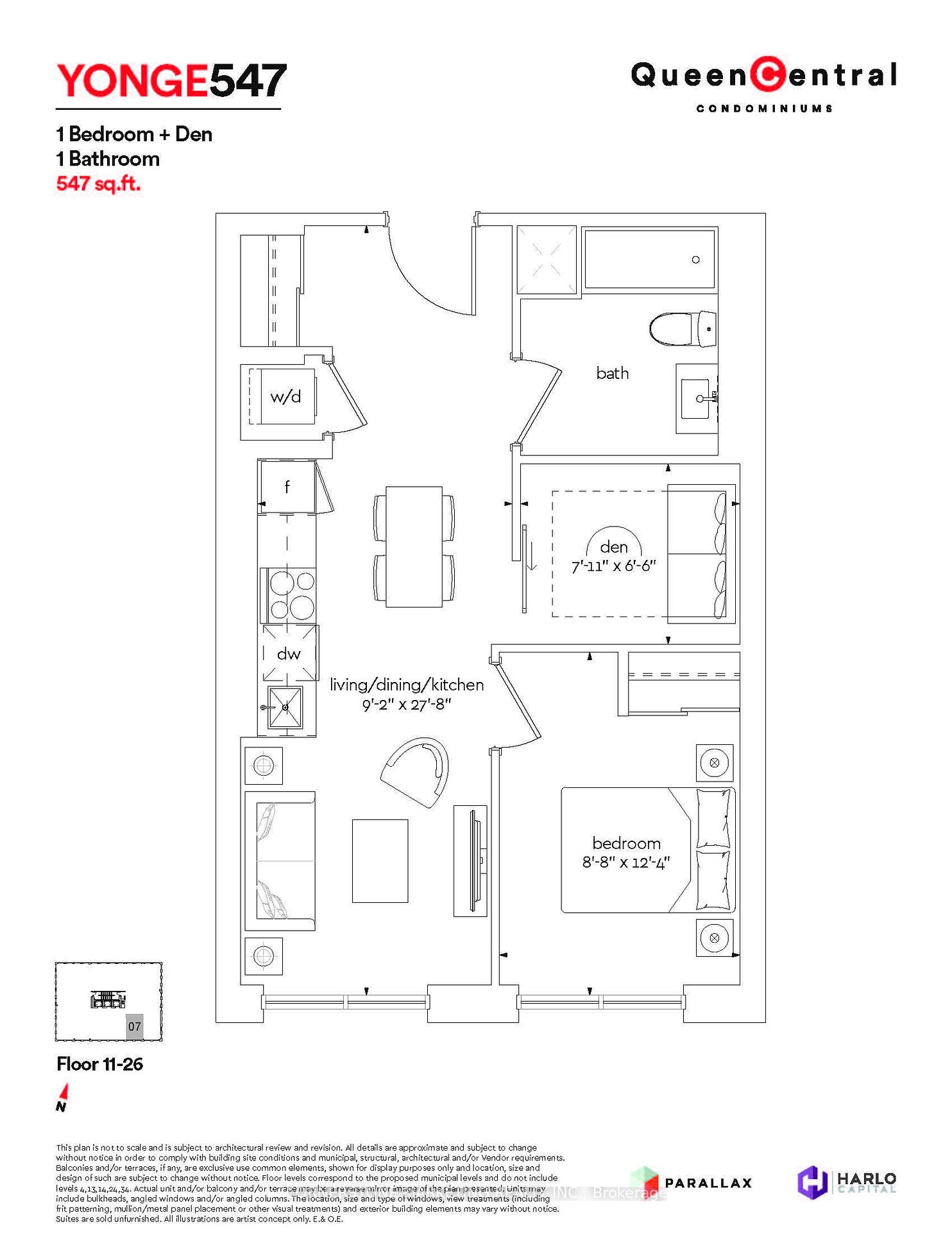Photo 2 of Unit 2507, 100 Queen Street E, Toronto, Church-Yonge Corridor — HOMEH