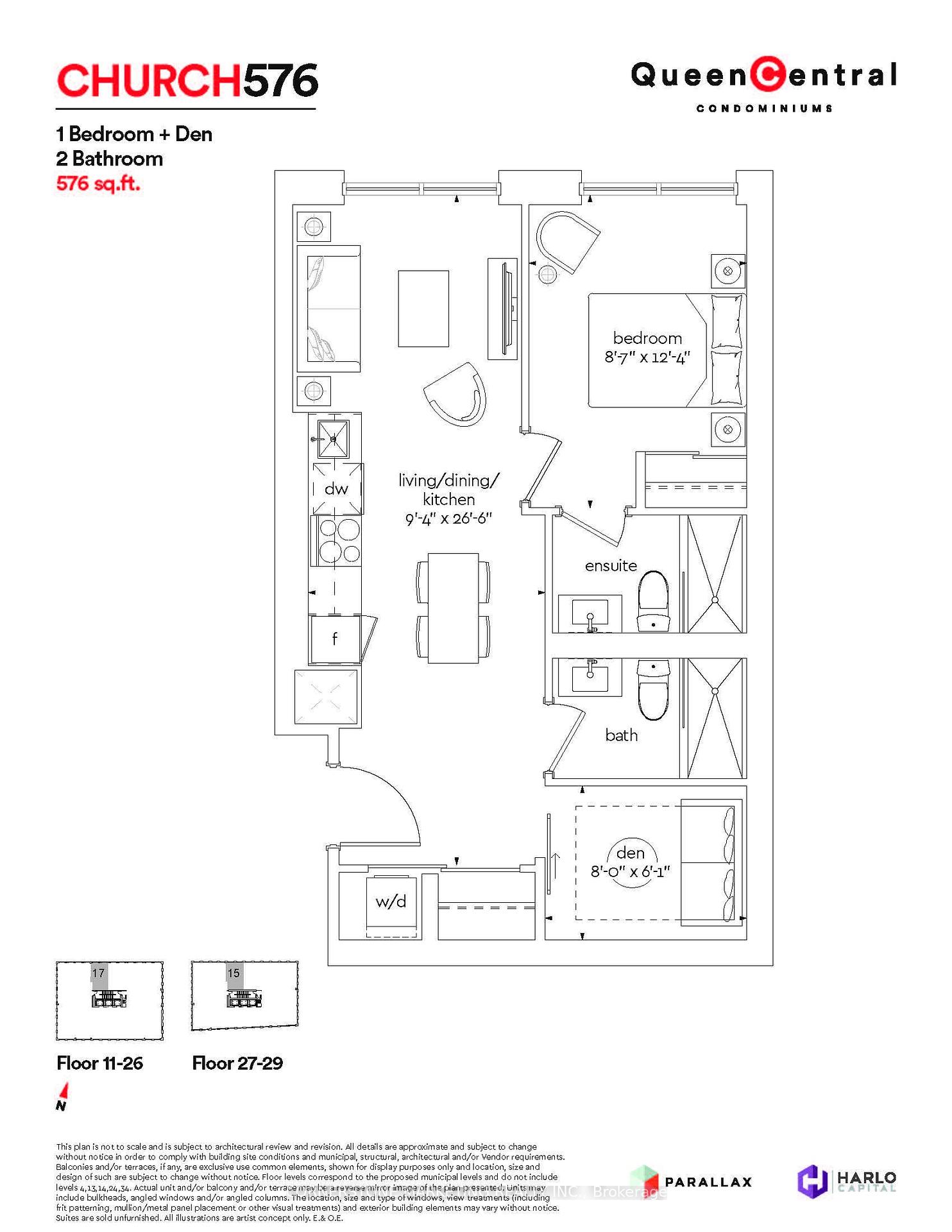 Photo 2 of Unit 1717, 100 Queen Street E, Toronto, Church-Yonge Corridor — HOMEH