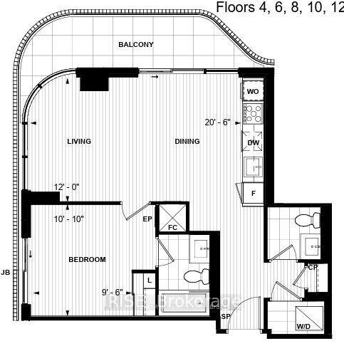 Photo 6 of Unit 1228, 155 Merchants' Wharf, Toronto, Waterfront Communities — HOMEH