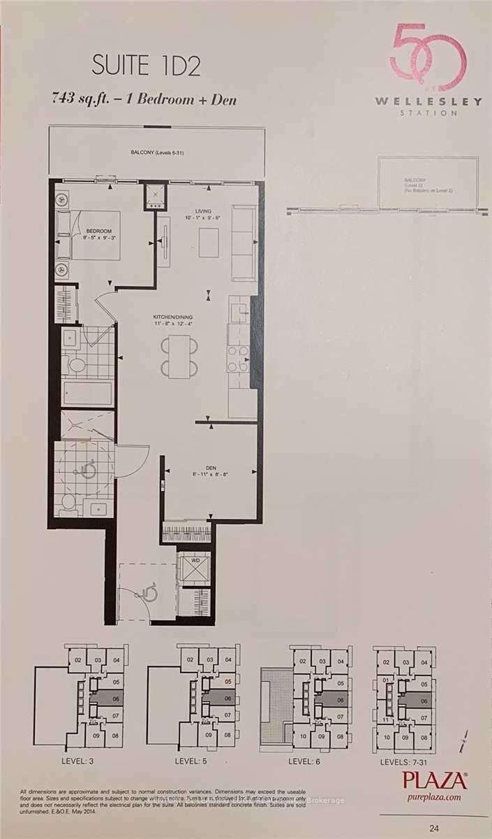 Photo 5 of Unit 706, 50 Wellesley Street E, Toronto, Church-Yonge Corridor — HOMEH