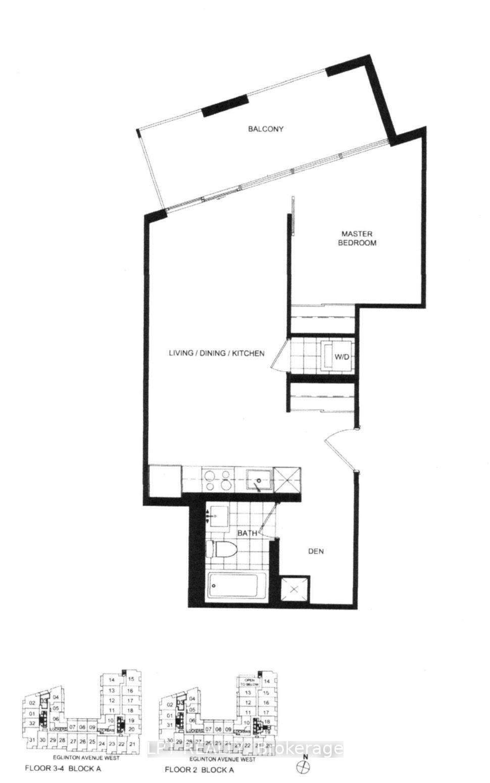 Front of Unit 403, 4010 Eglinton Avenue W