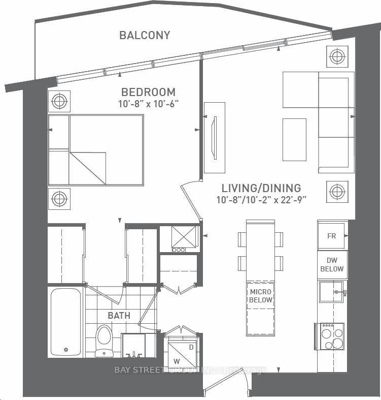 Photo 14 of Unit 6103, 100 Harbour Street, Toronto, Waterfront Communities — HOMEH