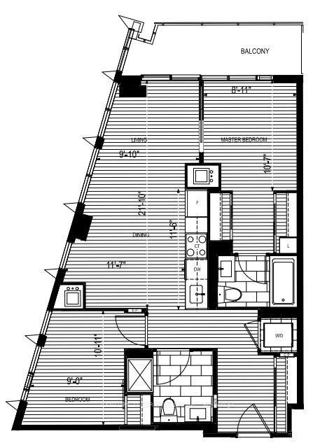 Photo 9 of Unit 1808, 575 Bloor Street E, Toronto, North St. James Town — HOMEH