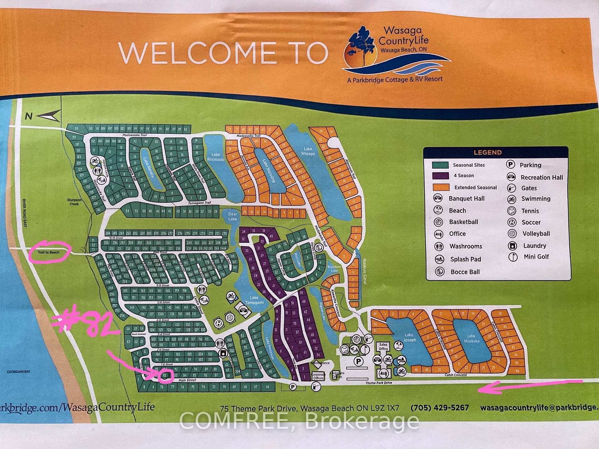 Photo 92 of Unit 82, 85 Theme Park Drive, Wasaga Beach — HOMEH